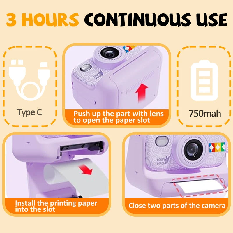 Print Camera for kids